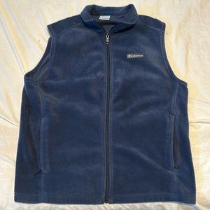 Columbia fleece full zip vest